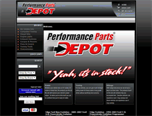 Tablet Screenshot of performancepartsdepot.com